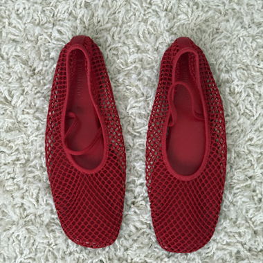 Stradivarius Mesh Ballerinas