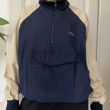 Vintage half zip windbreaker