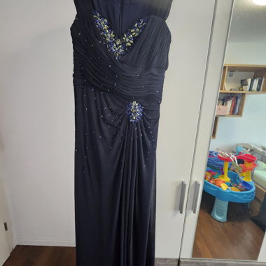 Abendkleid nachtblau
