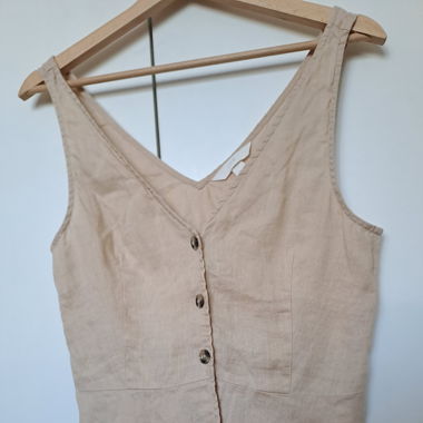 Haut beige 100% lin