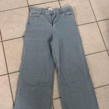 calvin klein high rise wide leg jeans