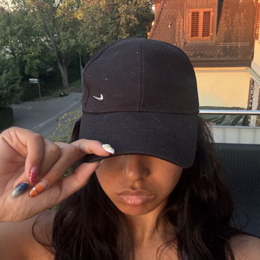 Schwarze Nike Cap