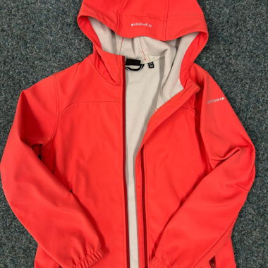 Softshelljacke mit Kapuze, Gr. 152
