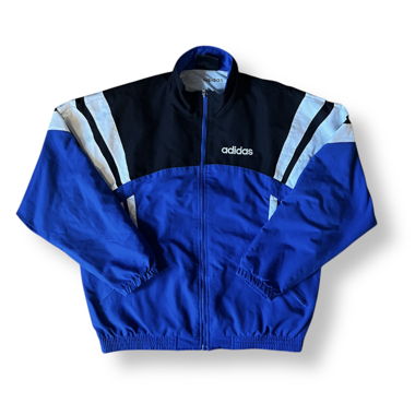 Giacca Vintage Adidas Blu/Nero