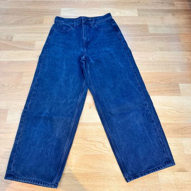 Jeans wide-leg blu