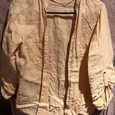 Beige Linen Shirt