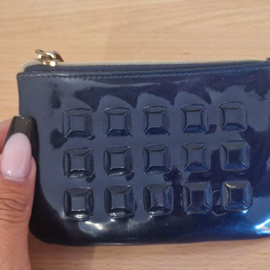 Estée Lauder navy coin purse