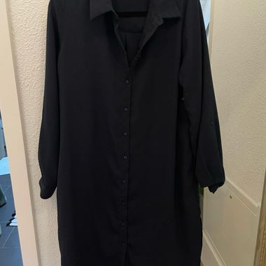 Robe chemisier bleu marine