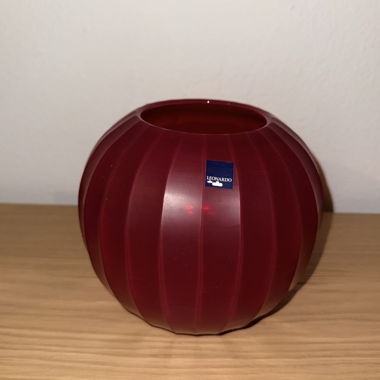 Rote Leonardo-Glasvase
