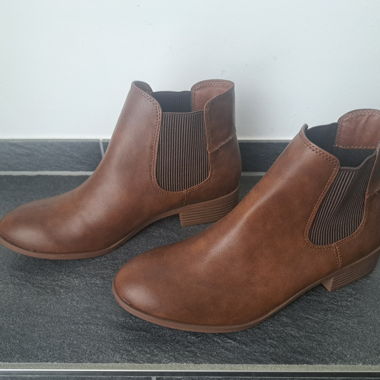 Brown Stiffletten Boots