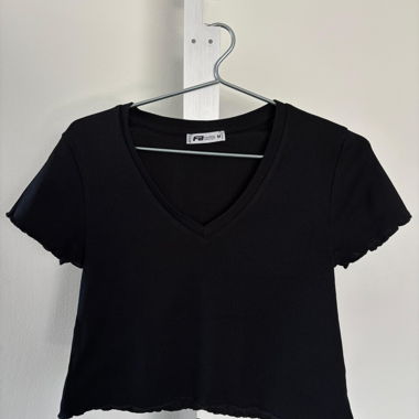 Black V-Neck T-Shirt