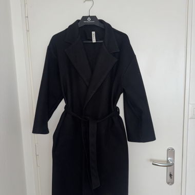 Black Belted Coat