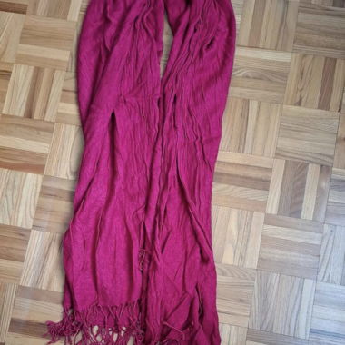 Foulard rosso scuro 