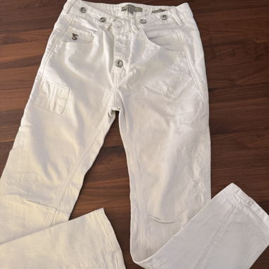 Pantaloni bianchi in cotone