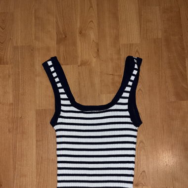 White stripped top