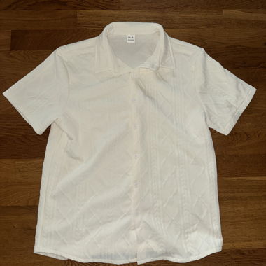 Camicia bianca a maniche corte Taglia M