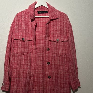 Giacca-camicia rosa
