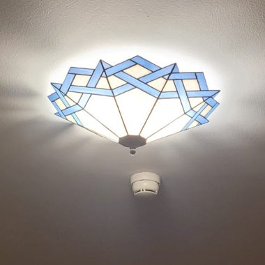 Lampada a soffitto Tiffany