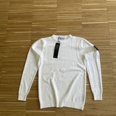 Stone Island weißer Pullover, XS, Neu