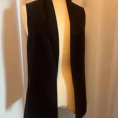 Tally Weijl Black Sleeveless Blazer Vest/ Size 34