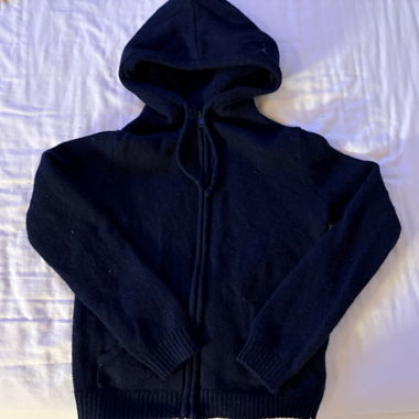 Sweat à capuche Brandy Melville bleu marine
