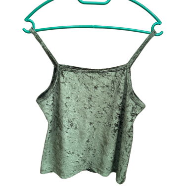 Vintage Y2K 90s Velvet Top, size 36/38
