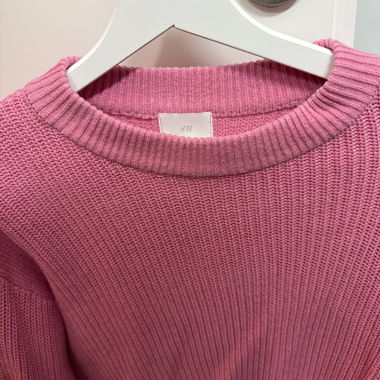H&M Pink Knit Sweater XS