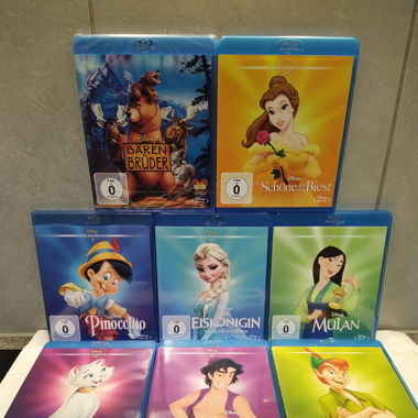 8 Walt Disney Bluray Filme Sammlung Classics 