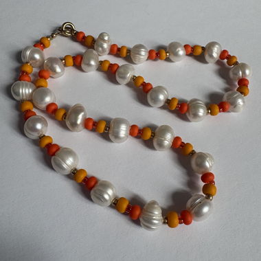 Collana di perle d'acqua dolce