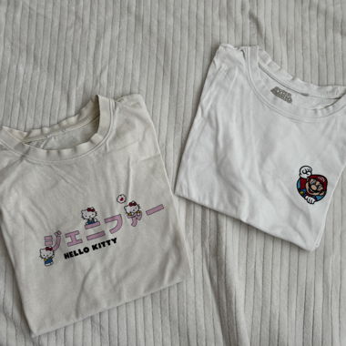 T-shirts Super Mario & Hello Kitty