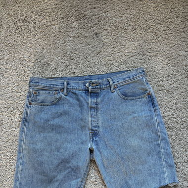 Levis Jeansshorts / Jorts Hellblau, W36/L32