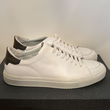 Navy Boot - White Leather Sneaker