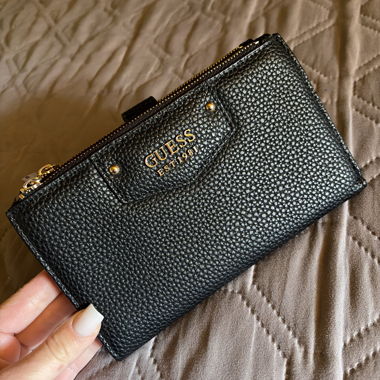 GUESS Geldbörse schwarz
