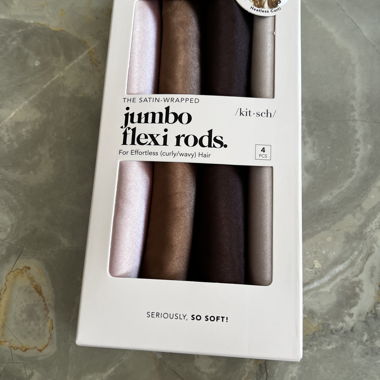Satin no heat curlers - jumbo flexi rods