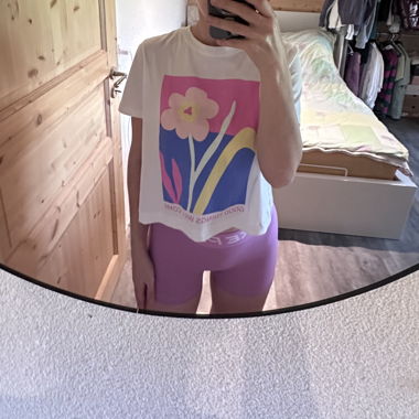 Weisses Grafik T-Shirt