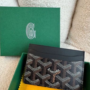 Goyard Card Holder Black 