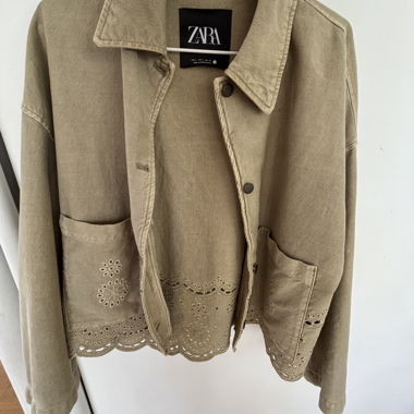 Giacca di mezza stagione Zara beige