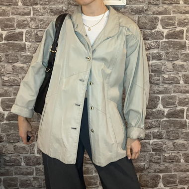 Cappotto in pelle
