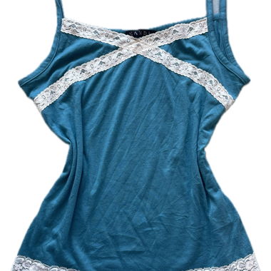Blaues Vintage Top