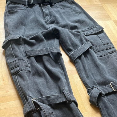 Archival Pants With Belts