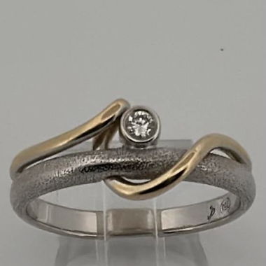 Ring 750/18K Bicolor 