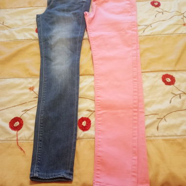 Jeans da donna o per adolescente, taglia 36