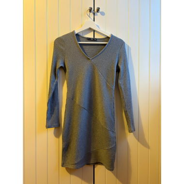 Grey Ribbed Dress (Spring/Fall)