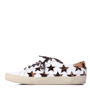 SAINT LAURENT YSL SL/06 PONY CALF HAIR SNEAKERS