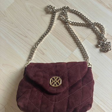 Vintage Crossbody Tasche mit Stepp-Kette