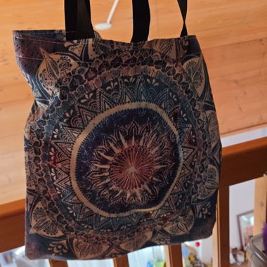Sac tot bag tissu chakra yoga zen