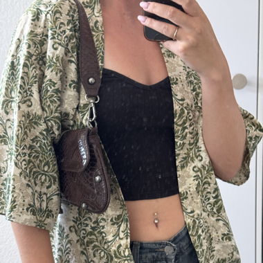 Green summer beach jacket