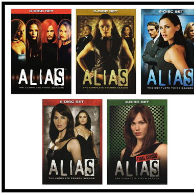 die komplette Serie Alias die Agentin Season 1-5