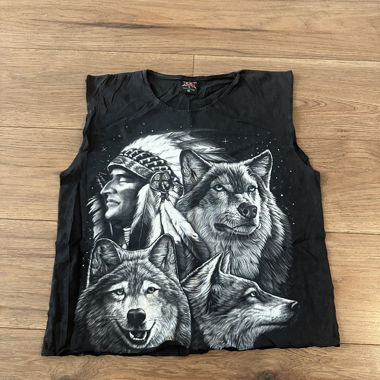 T-shirt avec motif loup
