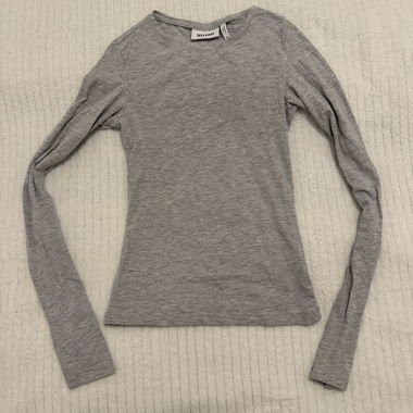 Maglia manica lunga grigia